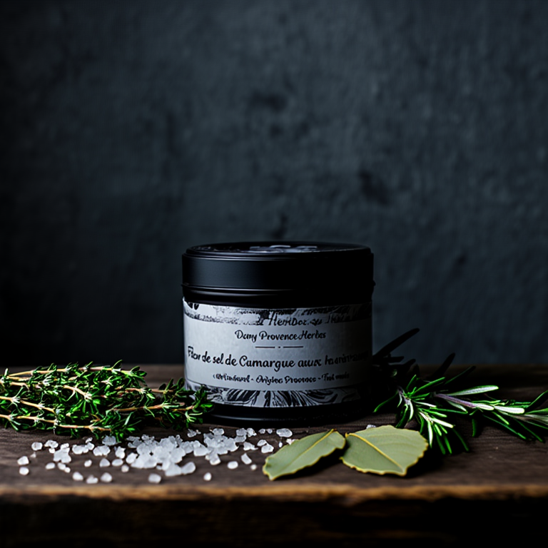 Fleur de sel de Camargue aux herbes sauvages
