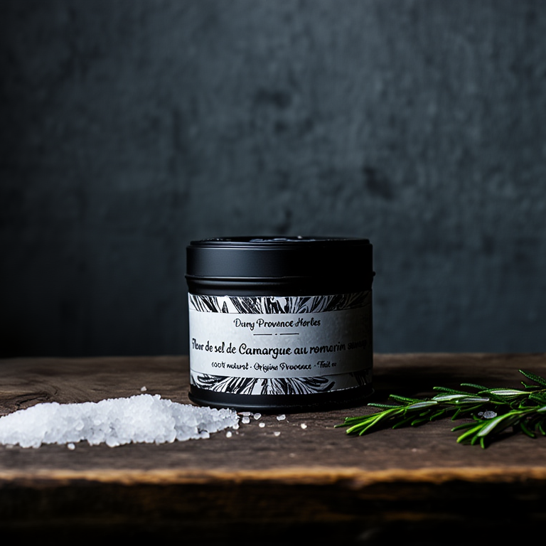 Fleur de sel de Camargue au romarin sauvage